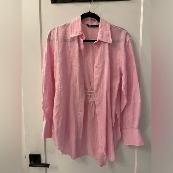 Zara - linen shirt - Picture 1 of 3
